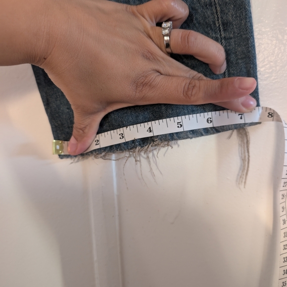 Abercrombie & Fitch Straight Leg Blue Jeans curve Ultra High Rise - Picture 8 of 9